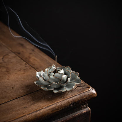 【Tea Pet】Lotus flower Incense burner