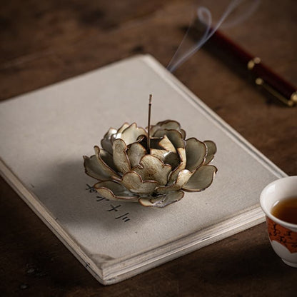 【Tea Pet】Lotus flower Incense burner