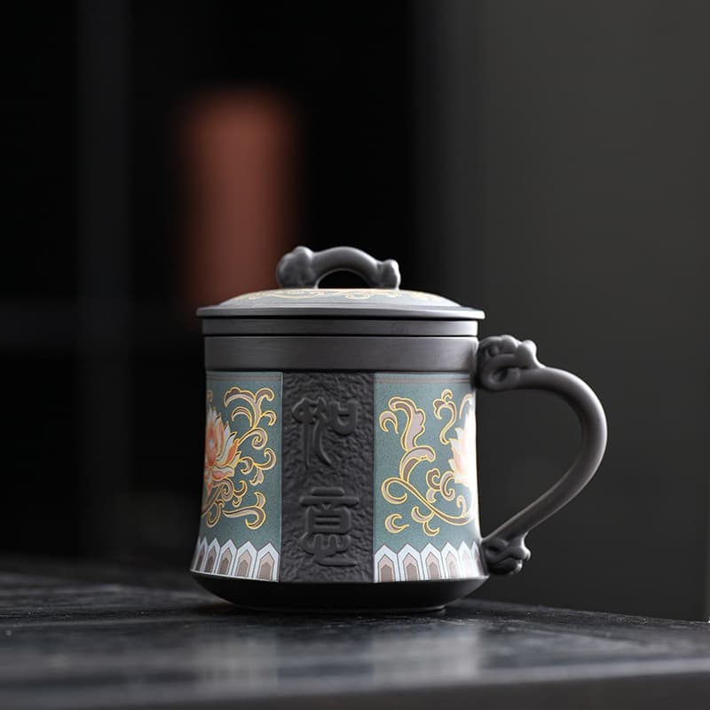 【Tea Set Gift Box】Twig Lotus Office Tea Cup