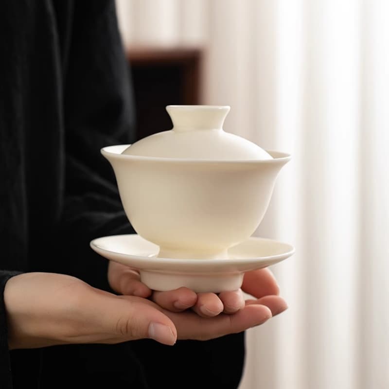 【Travel Tea Set】Clear clouds Porcelain Travel tea set