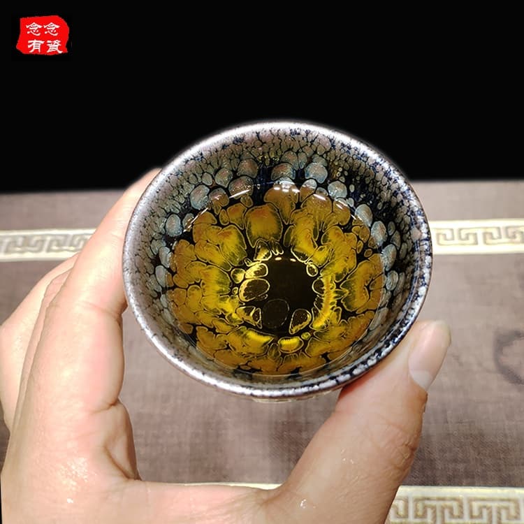 【Tea cup】Oil-drop black porcelain JianZhan Tea cup