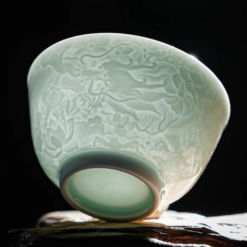 【Tea cup】Dragon and Phoenix Auspicious