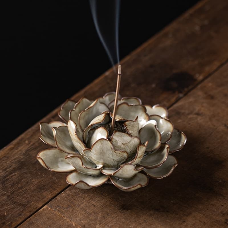 【Tea Pet】Lotus flower Incense burner